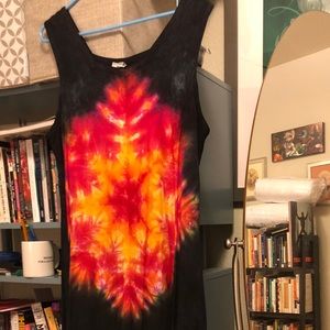 Flowy Tie Dye Maxi Dress